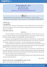 Đề thi học kì 2 Tiếng Việt 4 CTST - Đề số 5